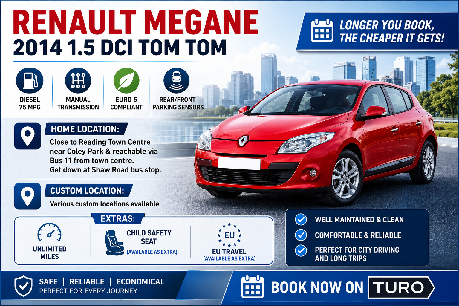 Renault Megane 2014 in Reading