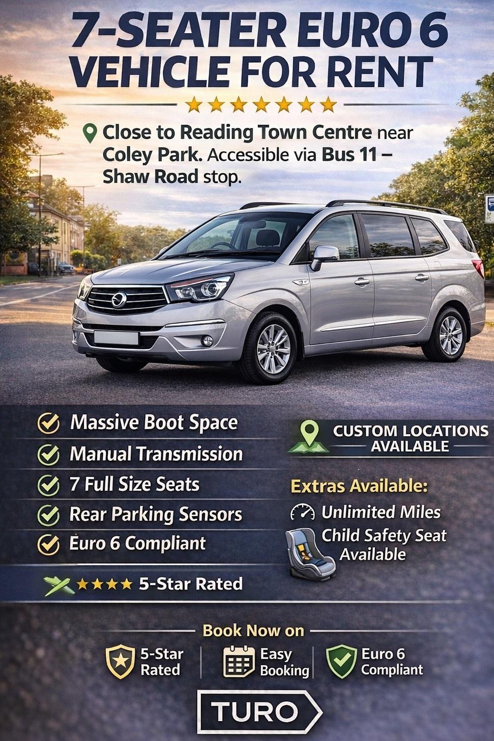SsangYong Turismo 2017 in Reading