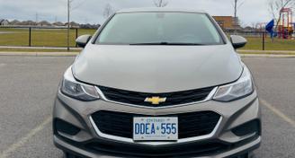 Chevrolet Cruze 2018 — Car rental alternative in Hamilton, ON