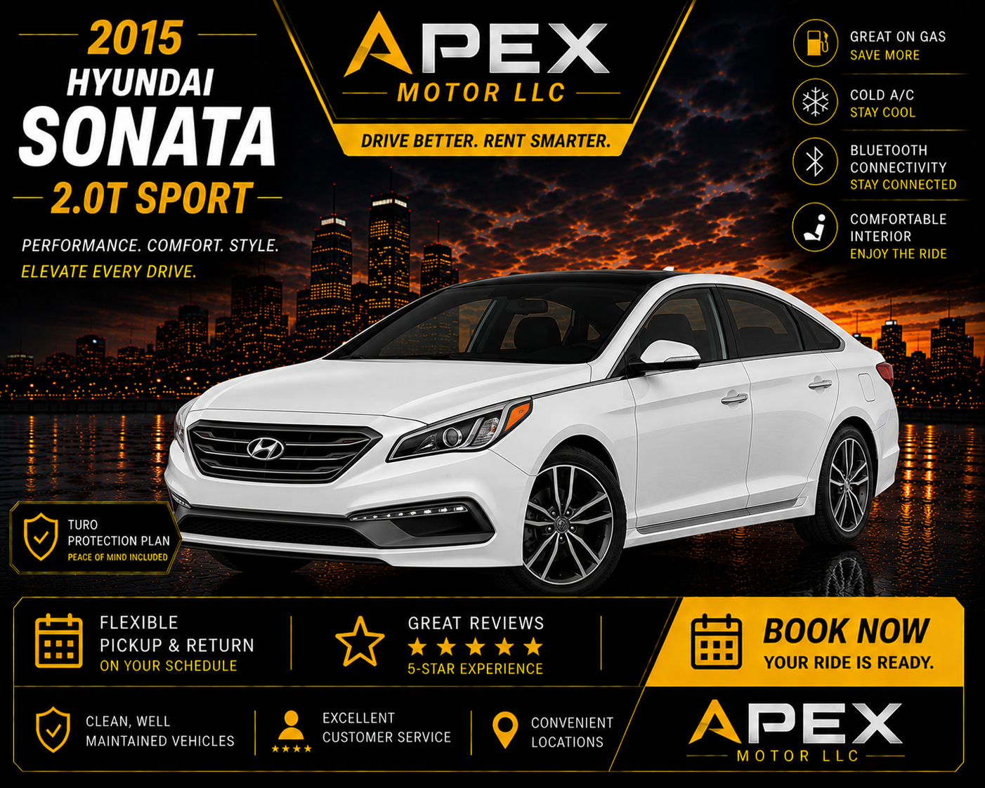 Hyundai Sonata 2015 in 