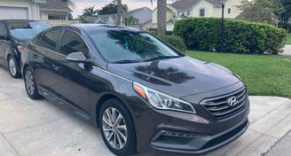 Hyundai Sonata 2015 — Car rental alternative in Naples, FL