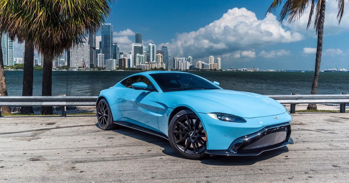 Aston Martin Vantage 2020 rental in Miami Springs, FL by Social Exotics