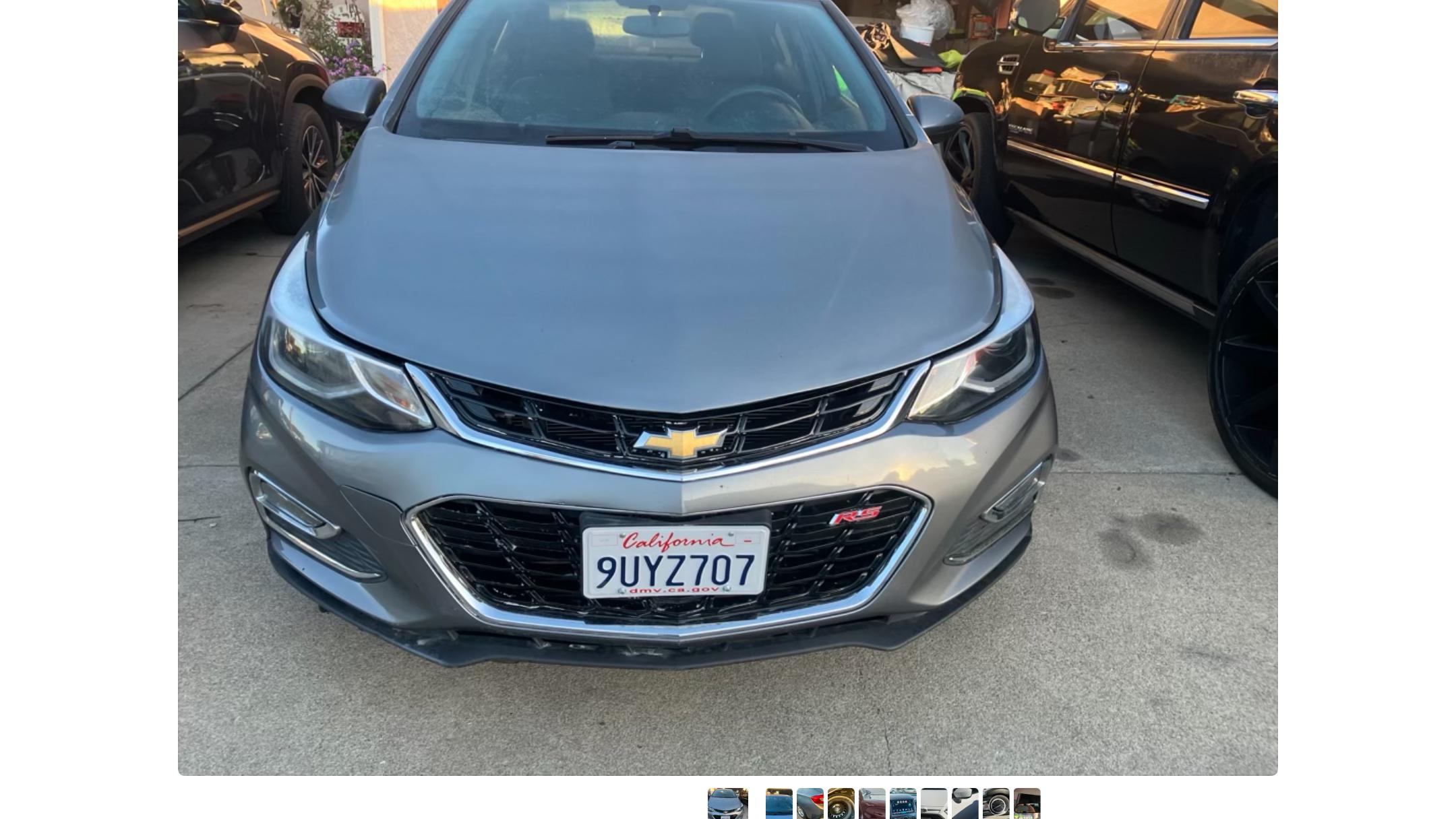 Chevrolet Cruze 2018 in 