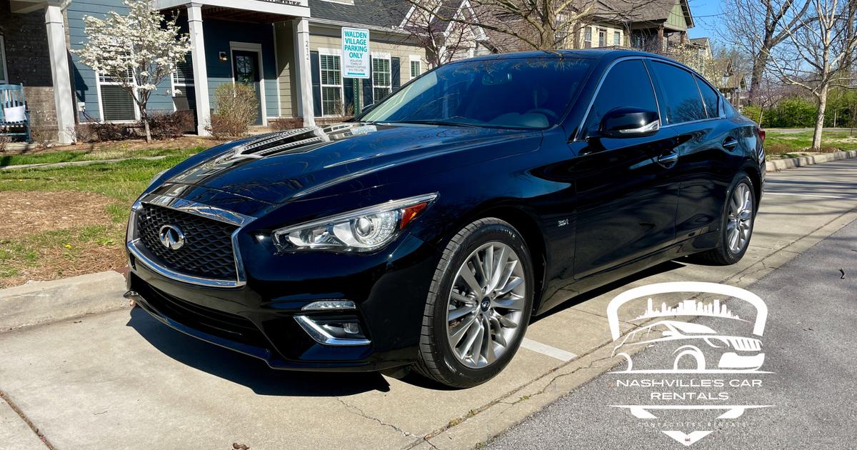 INFINITI Q50 2018 rental in Nashville, TN by Nashville's Car Rentals