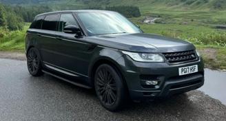 Land Rover Range Rover Sport 2017 — Car rental alternative in Edinburgh