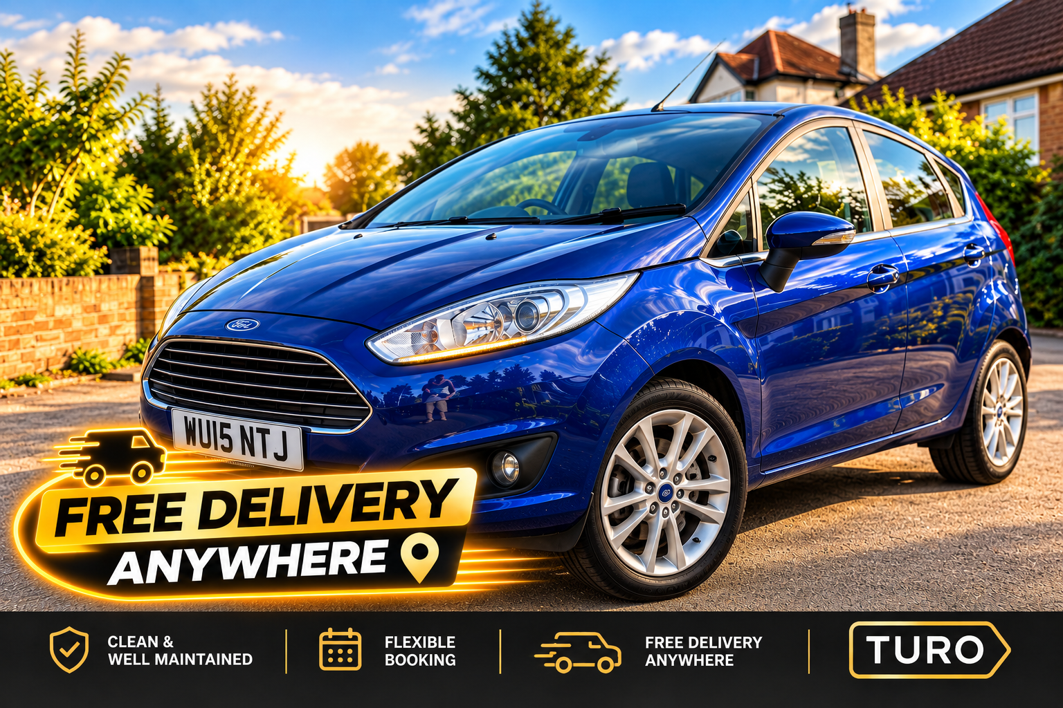 Ford Fiesta 2015 — Car rental alternative in Sipson