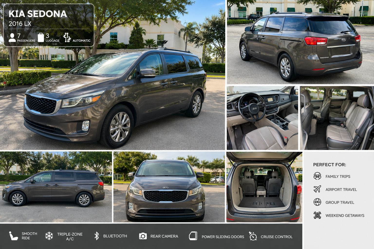 Kia Sedona 2015 in Pompano Beach, FL