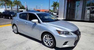 Lexus CT 2016 — Van rental alternative in Whittier, CA