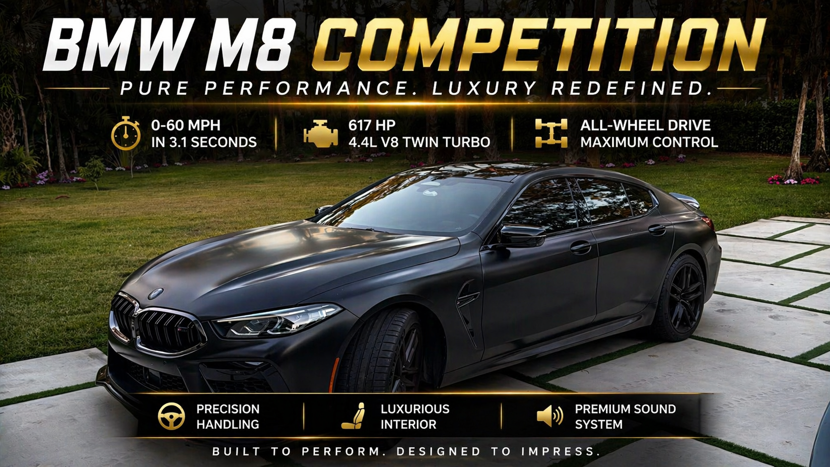 BMW M8 Gran Coupe 2023 in 