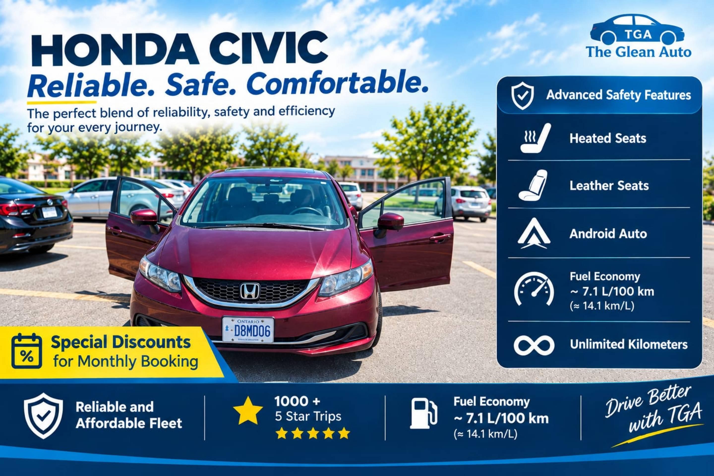 Honda Civic 2015 à Whitby, ON