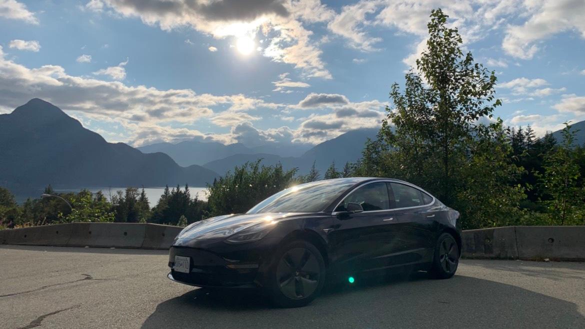 Tesla Model 3 2020 à Tofino, BC