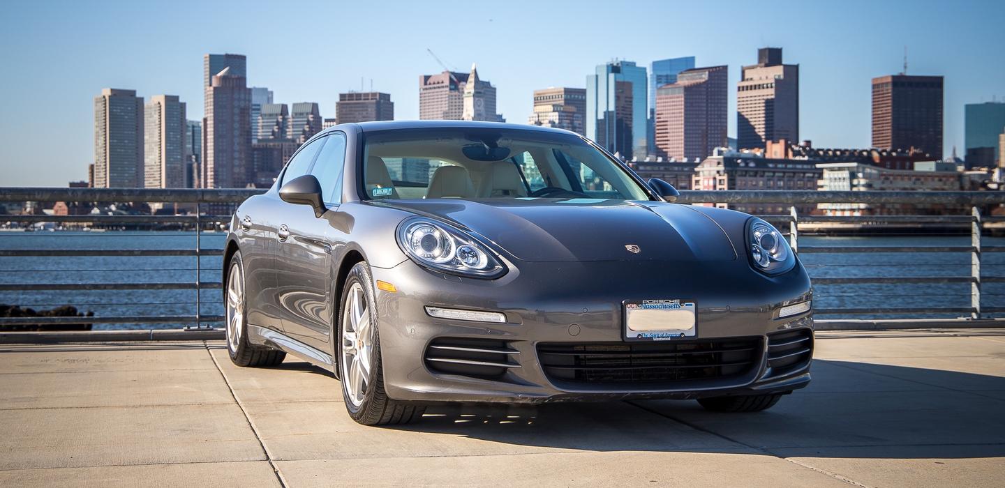 Porsche Panamera 2014 rental in Cambridge, MA by RMG Cars Boston