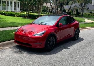 Tesla Model Y car