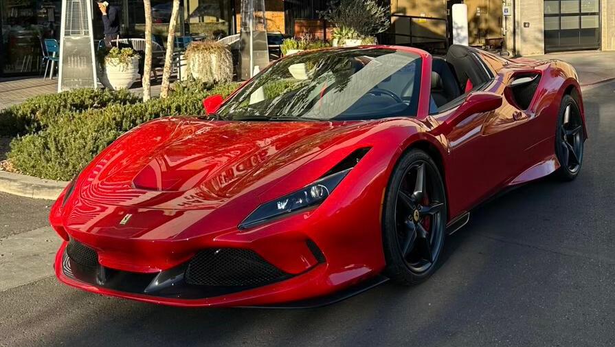 Ferrari F8 Spider 2022 in Beverly Hills, CA
