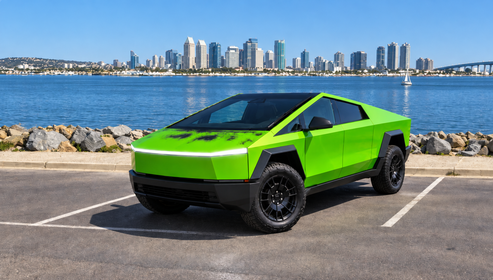 Tesla Cybertruck 2024 in San Diego, CA