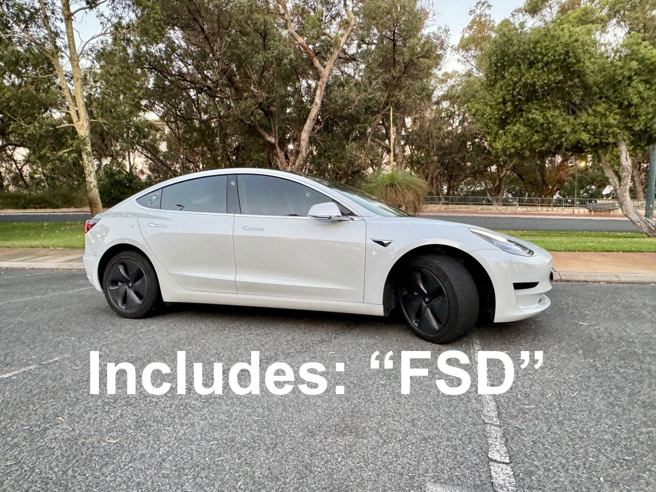 Tesla MODEL 3 2019 in Perth Airport