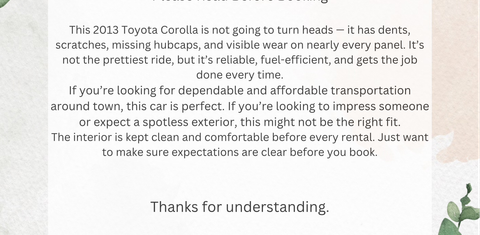 Toyota Corolla 2013