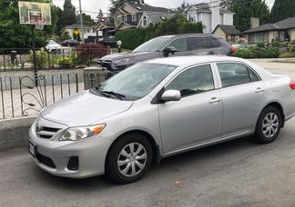 Catégorie de véhicule : Toyota Corolla