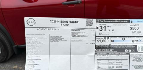 Nissan Rogue 2026