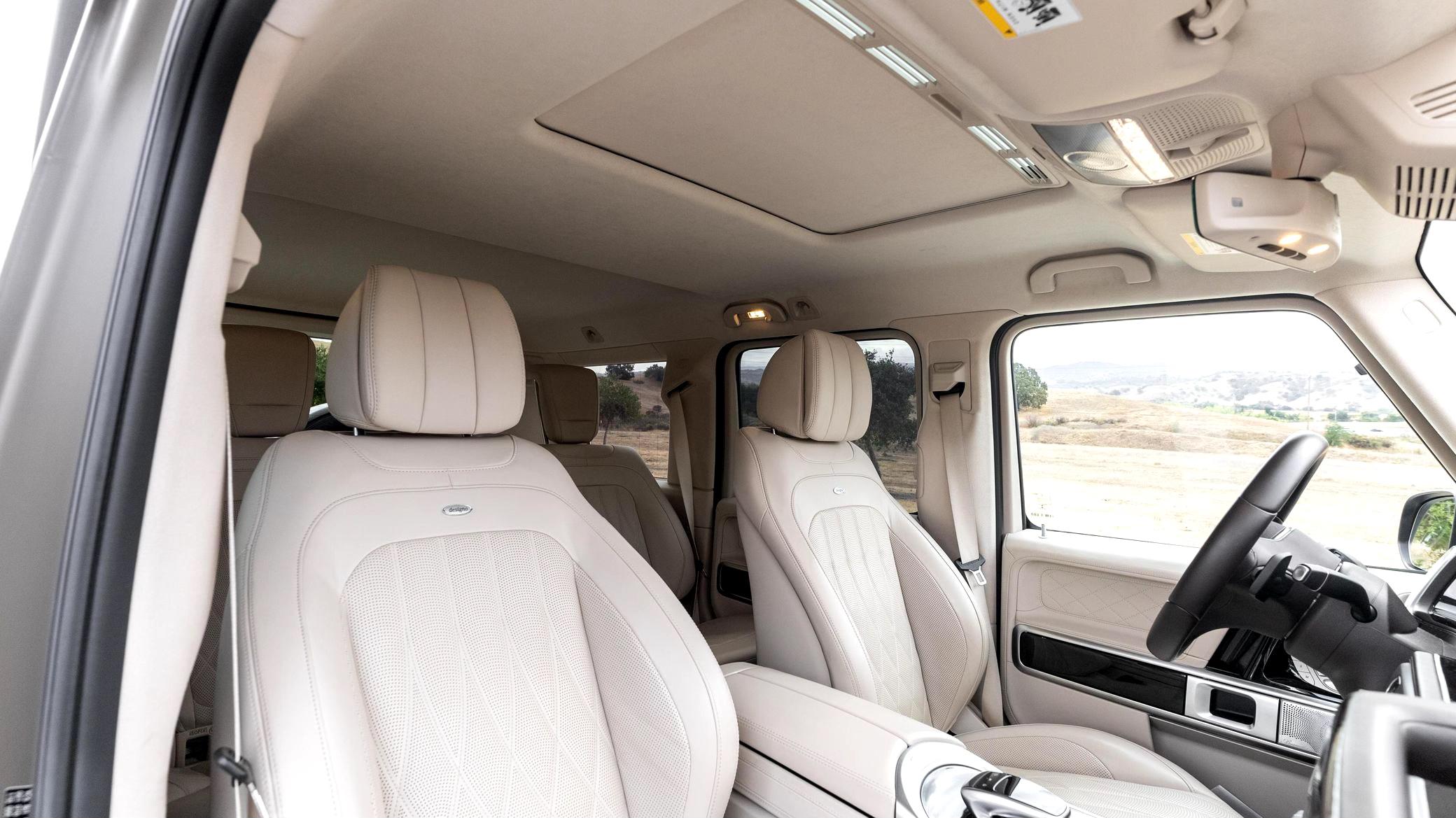 Mercedes G Wagon Cream Interior