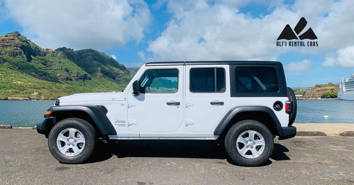 Jeep Wrangler Unlimited 2018 rental in Lihue, HI by Alii Rental Cars