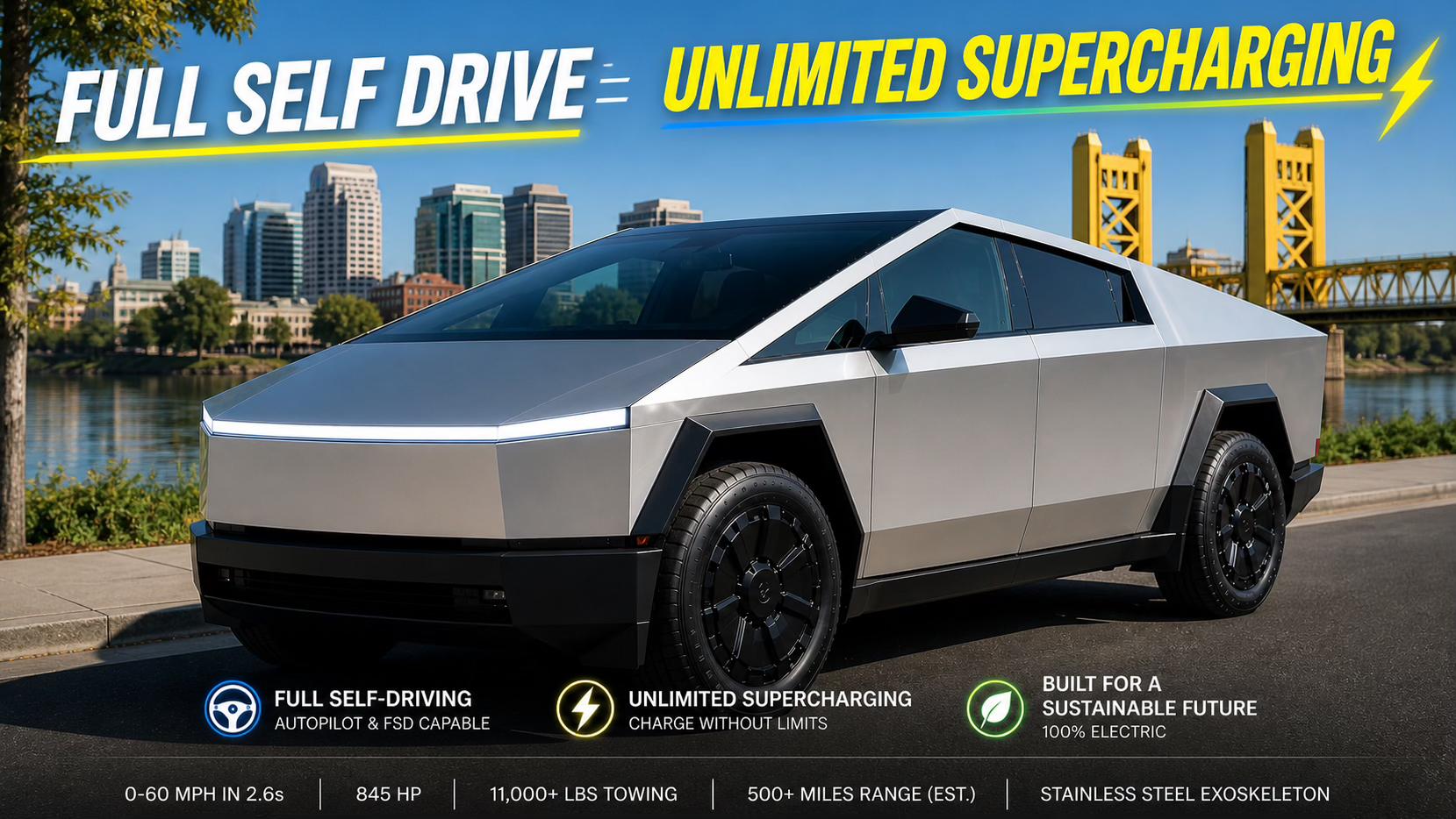 Tesla Cybertruck 2024 in Elk Grove, CA