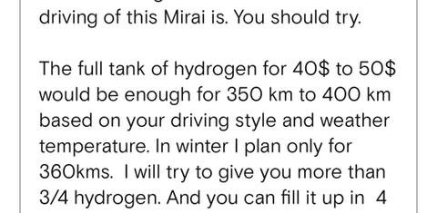 Toyota Mirai 2019