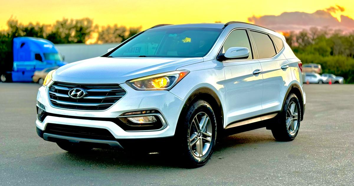 Hyundai Santa Fe Sport 2018 rental in Orlando, FL by Belt Rent a Car ...