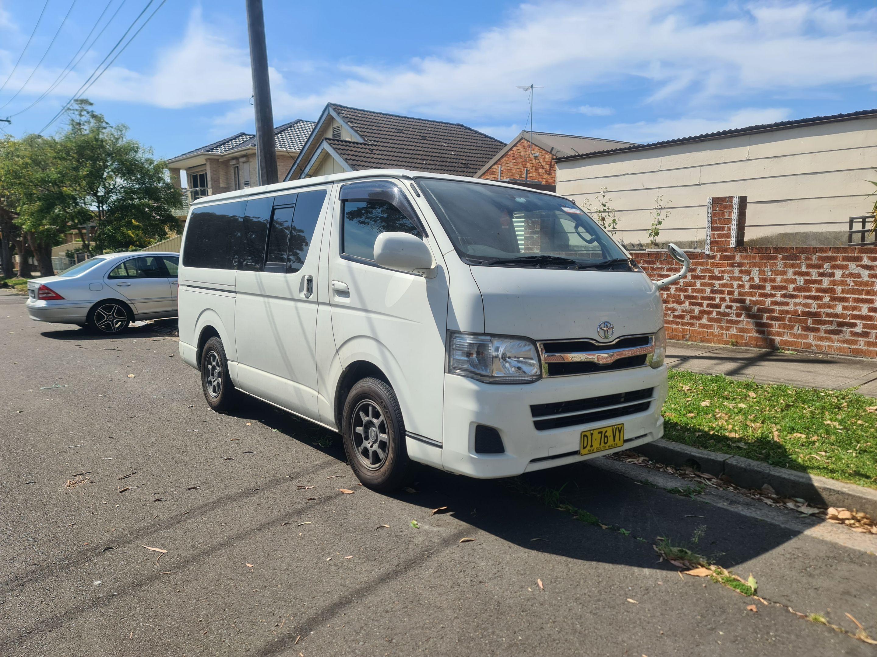 Toyota Hiace Van For Sale Cairns Toyota HIACE 2013 Rental In