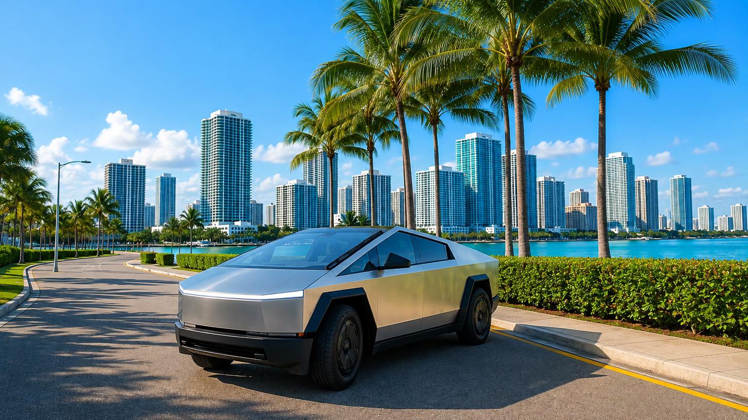 Tesla Cybertruck 2025 in Miami, FL