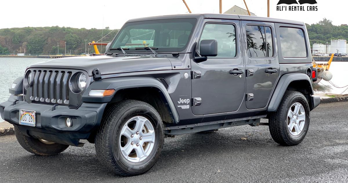 Jeep Wrangler Unlimited 2019 rental in Lihue, HI by Alii Rental Cars
