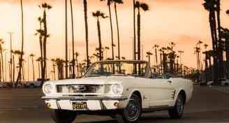 Ford Mustang 1966 — Classic car rental alternatives in Huntington Beach, CA