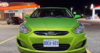 Hyundai Accent 2013 — Car rental alternative in Hamilton, ON