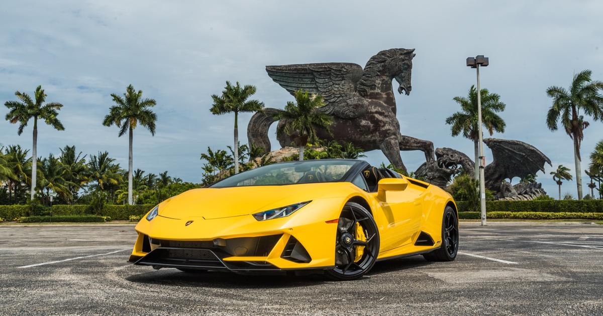 Huracan EVO 2020 rental in Miami Beach, FL by Sun Time
