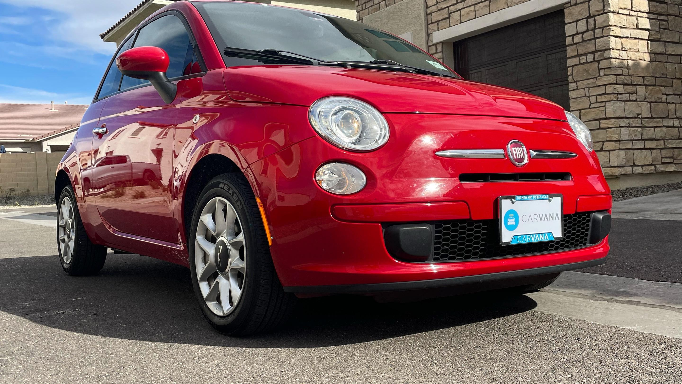 Correpasillo Fiat 500 Rojo De Jamara, Con Asa Para Empujar Y Protección Antivuelco, Sonidos Y Claxon, Para Niños A Partir De 3 Años