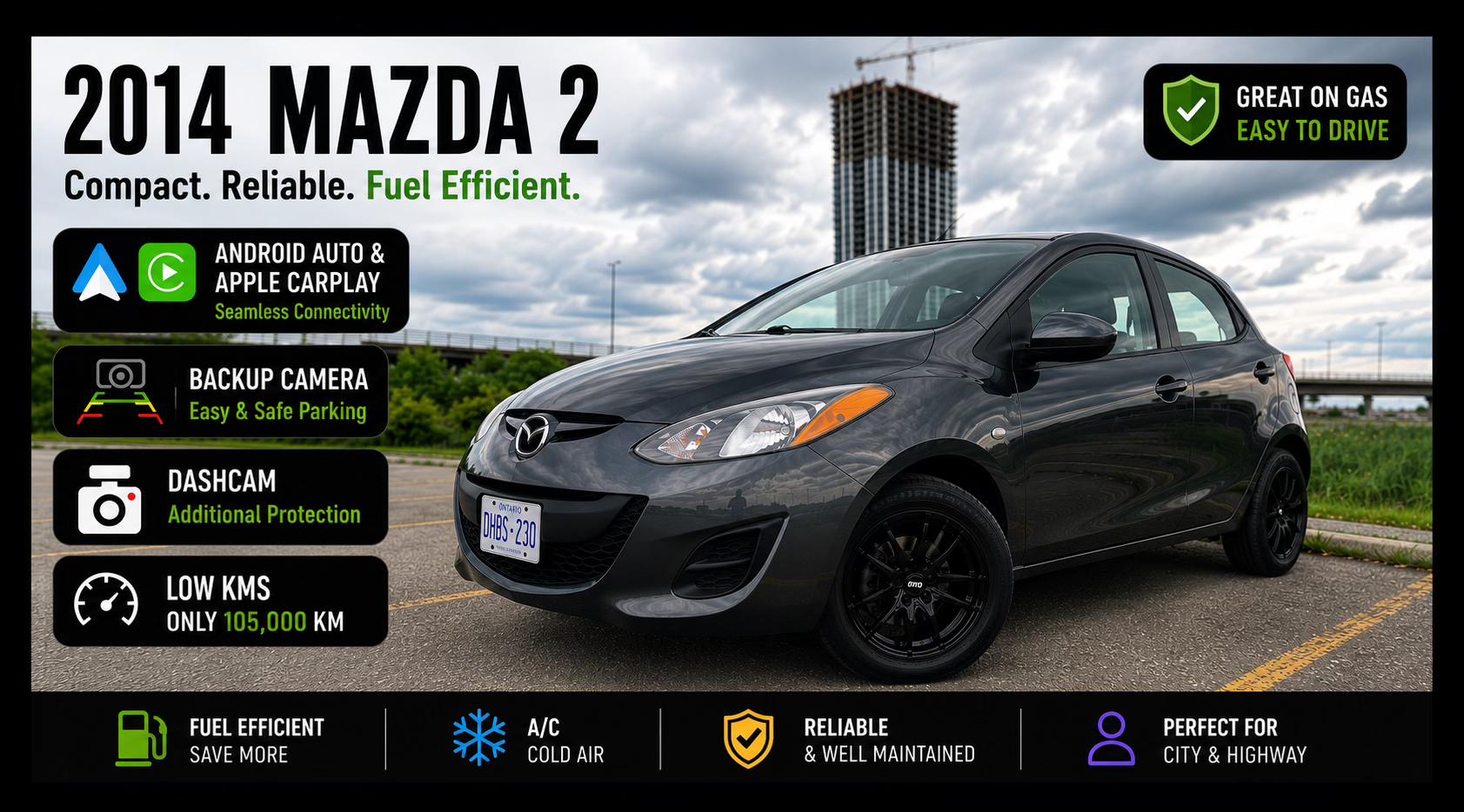 Mazda Mazda2 2014 à Whitby, ON