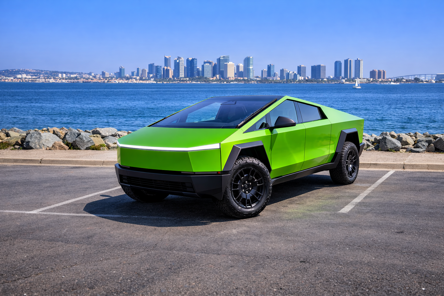 Tesla Cybertruck 2024 in San Diego, CA