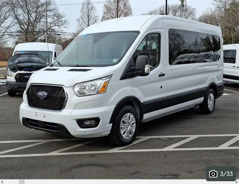 Ford Transit 2021 rental in Vineland, NJ by PLATINUM FLEET