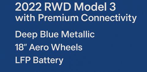 Tesla Model 3 2022