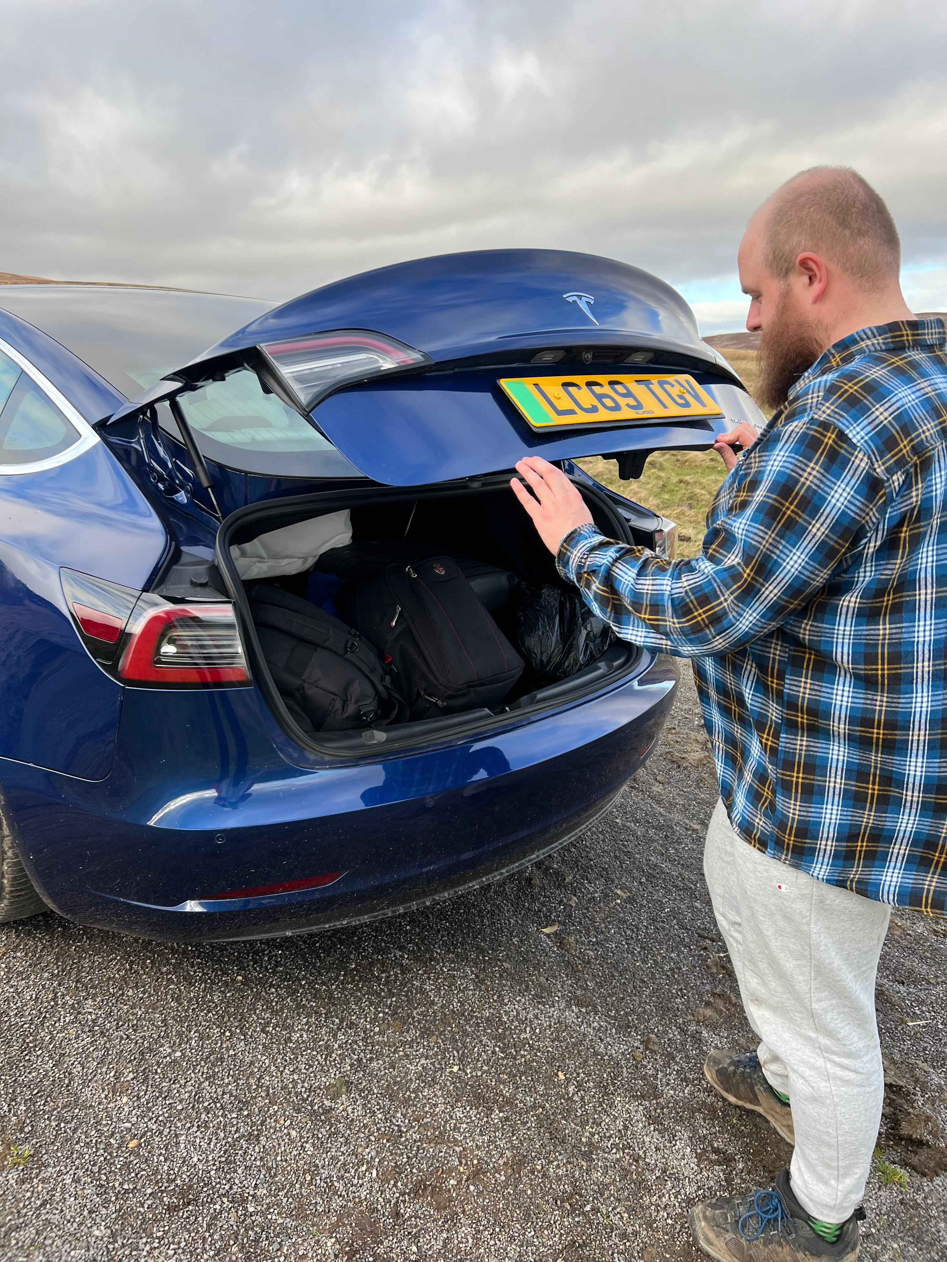Tesla Model 2019 rental in Leeds, ENGLAND by Ben Turo