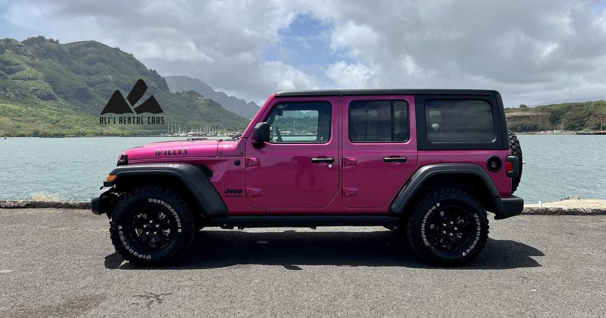 Jeep Wrangler Unlimited 2022 rental in Lihue, HI by Alii Rental Cars
