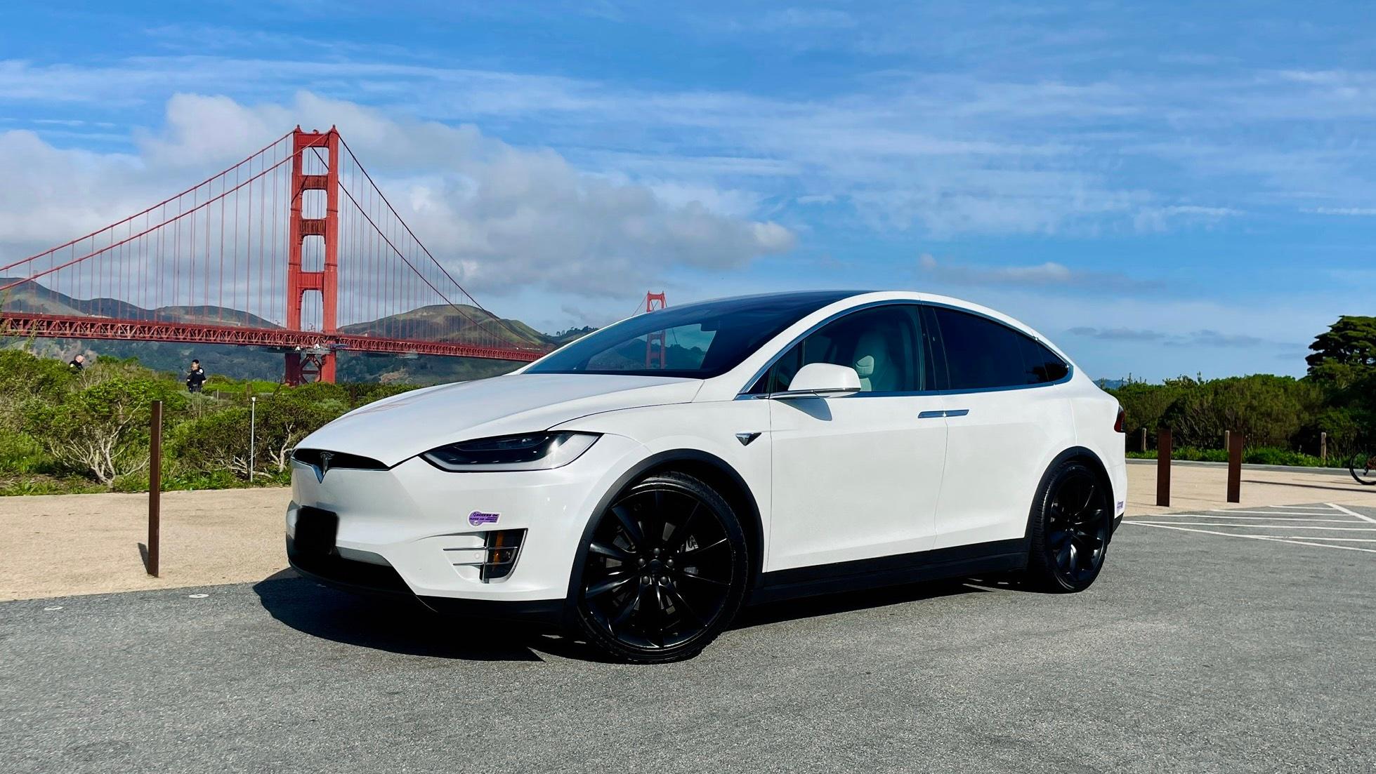 Tesla Model X 2019 rental in Millbrae, CA by Golden State Mobiles