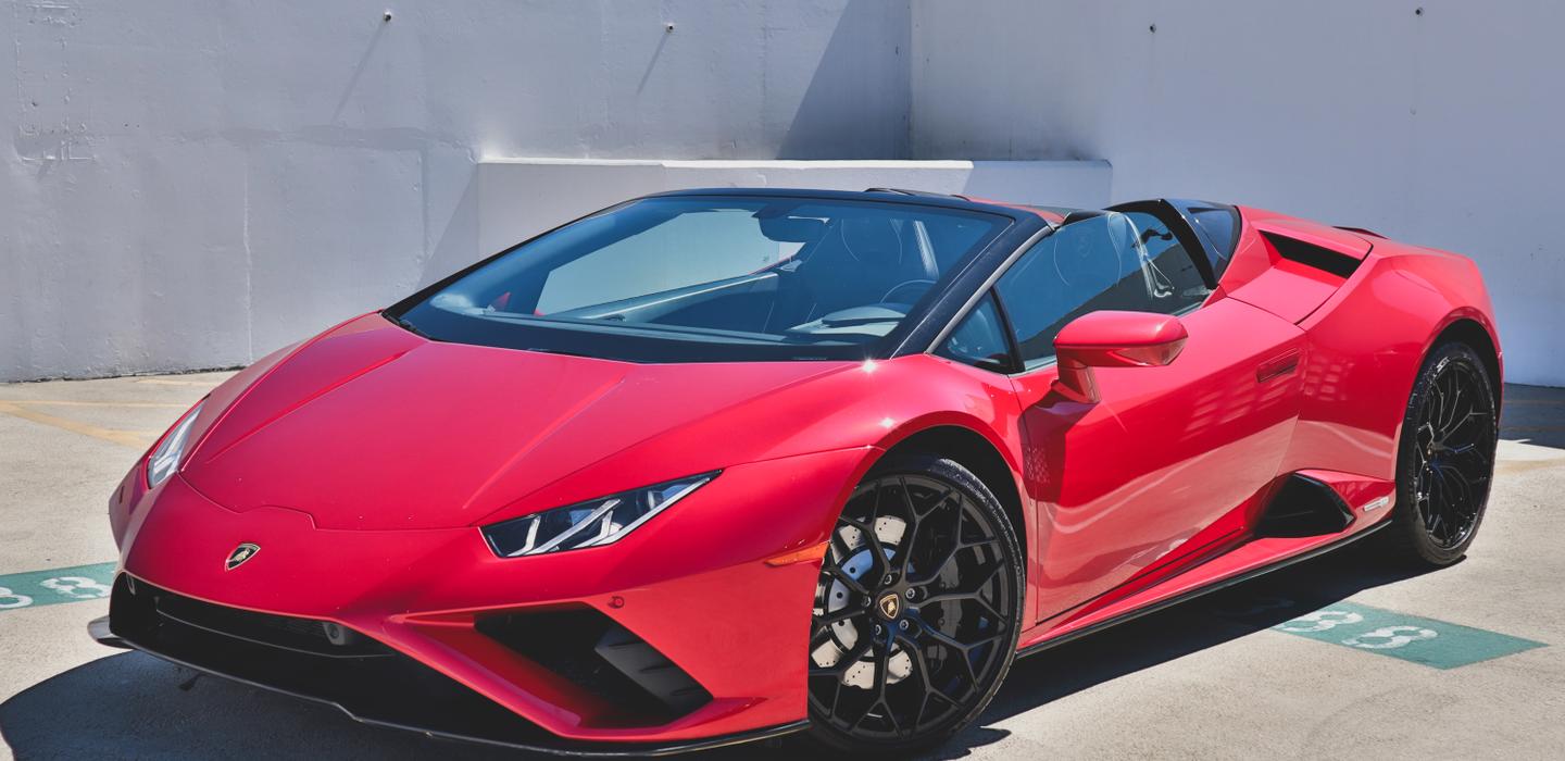 Huracan EVO 2021 rental in Beverly Hills, CA by FYVE Exotic