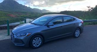 Hyundai Elantra 2018 — Car rental alternative in Lihue, HI