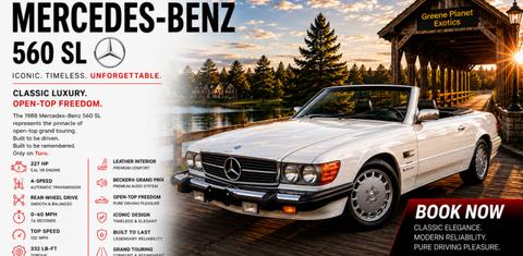 Mercedes-Benz 560 SL Roadster 1988
