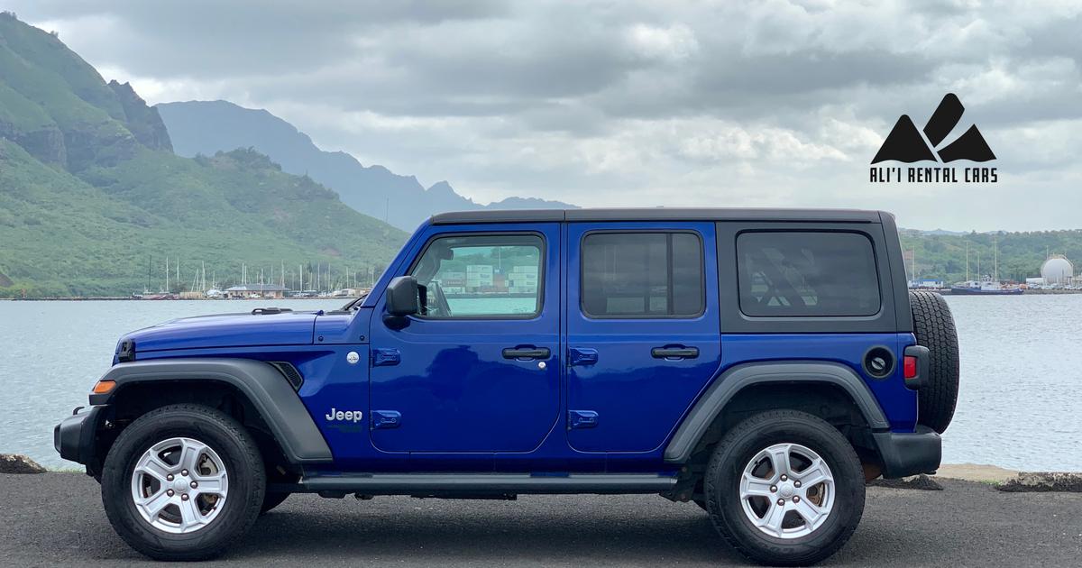 Jeep Wrangler Unlimited 2018 rental in Lihue, HI by Alii Rental Cars